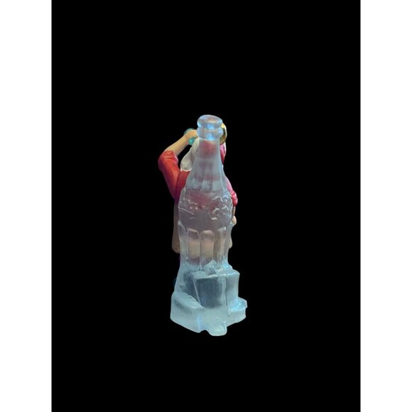 1997 Hallmark Keepsake Christmas Ornament Ice Cold Coca-Cola Miniature Santa - Picture 2 of 5
